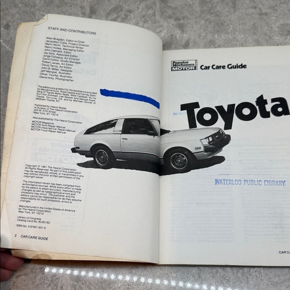 Vintage Popular Mechanics Toyota Car Care Guide Celica Corolia Corona Tercel - Picture 5 of 9